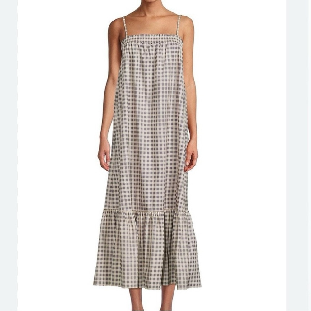 Who Wore What Gingham Midi Sundress